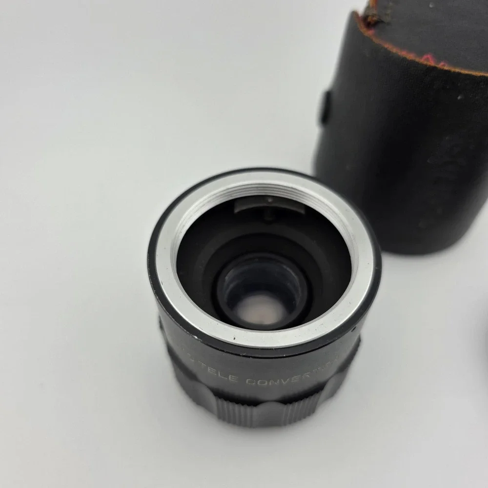 Vivitar 3X Tele Converter Lens Japan with Case Photography Camera Accessory‎